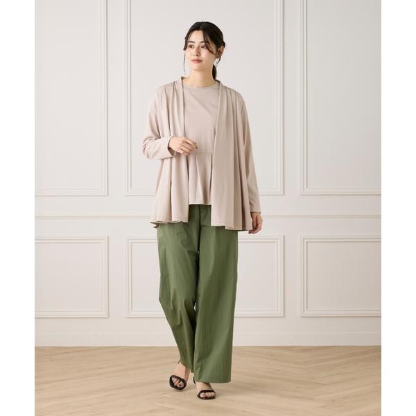 セブンアイディコンセプト（7ID concept）/《大きいサイズ》着流しカーディガン