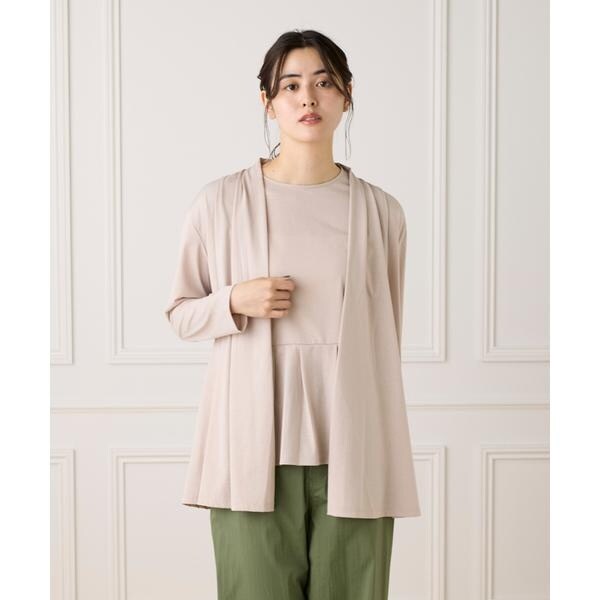 セブンアイディコンセプト（7ID concept）/《大きいサイズ》着流しカーディガン