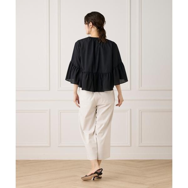 セブンアイディコンセプト（7ID concept）/《WEB限定カラー》ティアードフリルブラウス