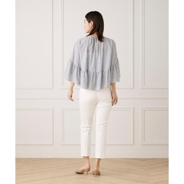 セブンアイディコンセプト（7ID concept）/《WEB限定カラー》ティアードフリルブラウス
