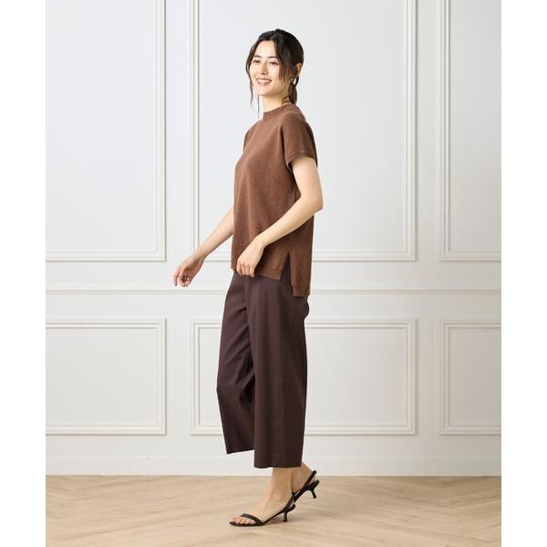 セブンアイディコンセプト（7ID concept）/《大きいサイズ》ワイドクロップトパンツ