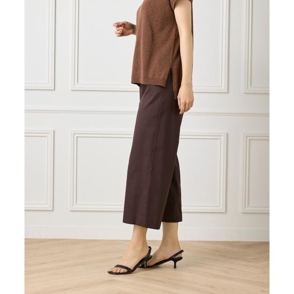 セブンアイディコンセプト（7ID concept）/《大きいサイズ》ワイドクロップトパンツ