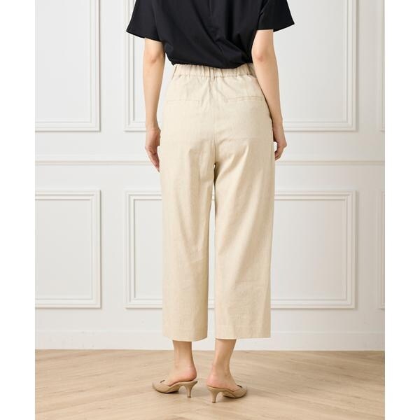 セブンアイディコンセプト（7ID concept）/《大きいサイズ》ワイドクロップトパンツ