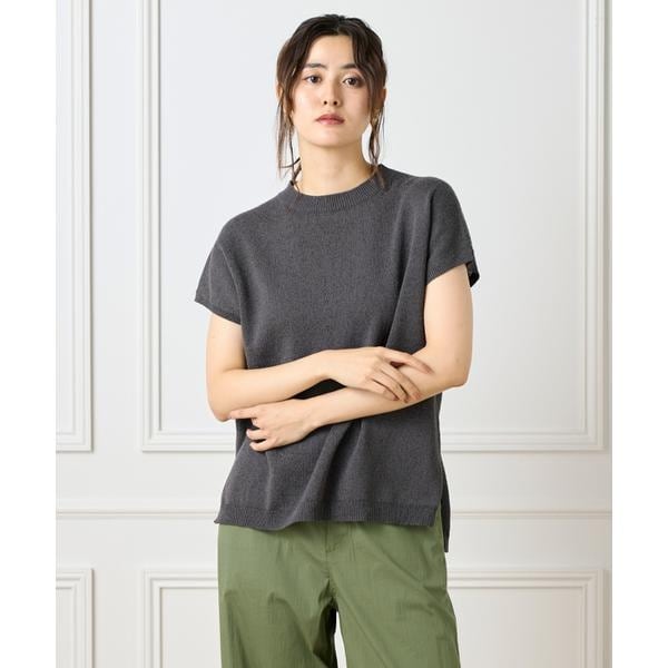 セブンアイディコンセプト（7ID concept）/《大きいサイズ》ブークレミックスニット