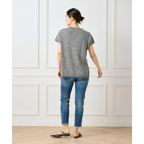 セブンアイディコンセプト（7ID concept）/《大きいサイズ》ブークレミックスニット