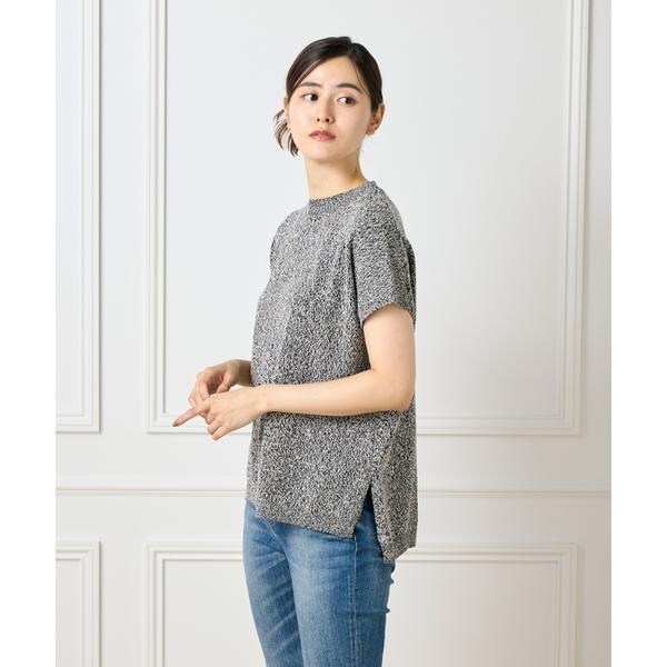 セブンアイディコンセプト（7ID concept）/《大きいサイズ》ブークレミックスニット