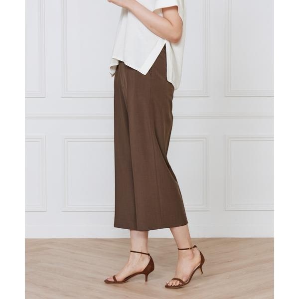 セブンアイディコンセプト（7ID concept）/《大きいサイズ》ワイドクロップトパンツ