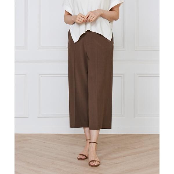 セブンアイディコンセプト（7ID concept）/《大きいサイズ》ワイドクロップトパンツ