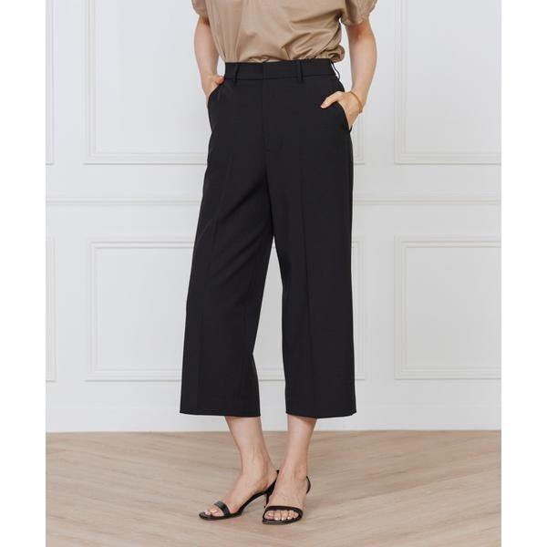 セブンアイディコンセプト（7ID concept）/《大きいサイズ》ワイドクロップトパンツ