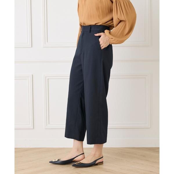 セブンアイディコンセプト（7ID concept）/《大きいサイズ》ワイドクロップトパンツ