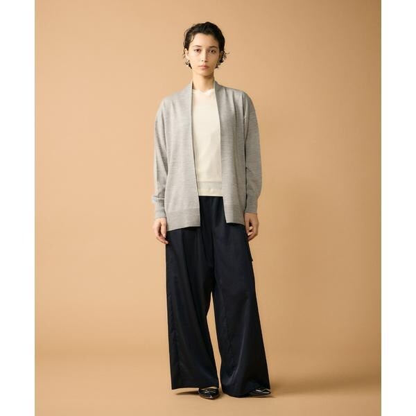 セブンアイディコンセプト（7ID concept）/《大きいサイズ》着流しロングカーディガン