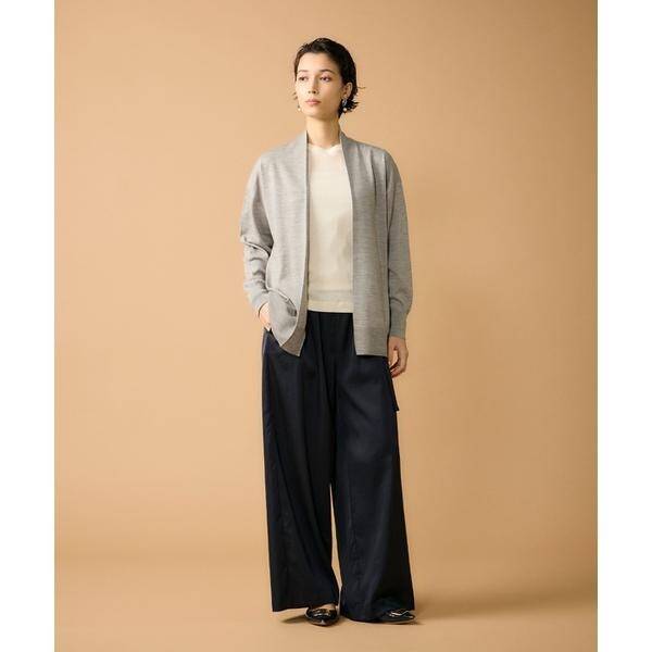 セブンアイディコンセプト（7ID concept）/《大きいサイズ》着流しロングカーディガン