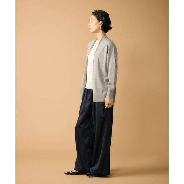 セブンアイディコンセプト（7ID concept）/《大きいサイズ》着流しロングカーディガン