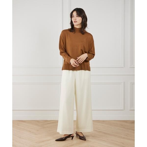 セブンアイディコンセプト（7ID concept）/《大きいサイズ》ハイネックボリュームプルオーバー