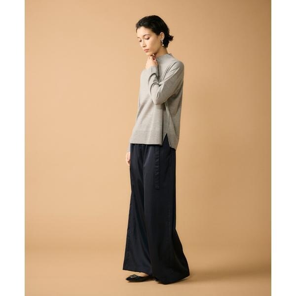 セブンアイディコンセプト（7ID concept）/《大きいサイズ》ハイネックボリュームプルオーバー