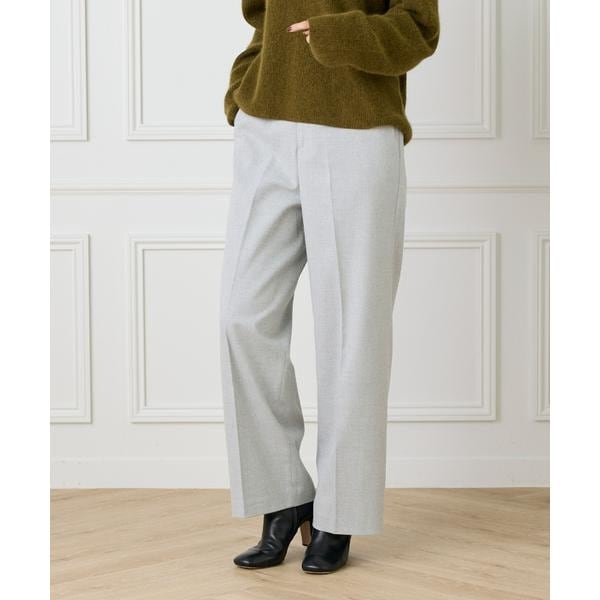 セブンアイディコンセプト（7ID concept）/《大きいサイズ》センタープレスワイドパンツ