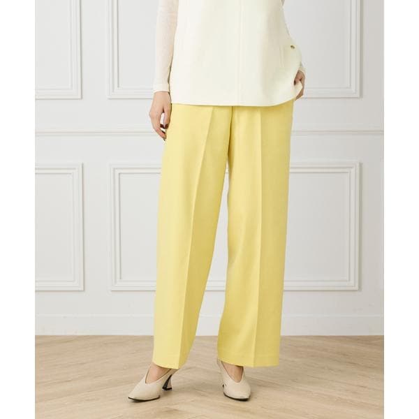 セブンアイディコンセプト（7ID concept）/《大きいサイズ》センタープレスワイドパンツ