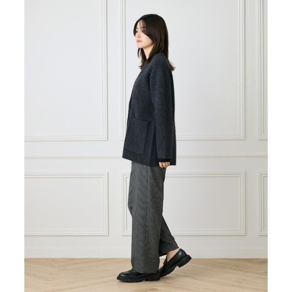 セブンアイディコンセプト（7ID concept）/《大きいサイズ》センタープレスワイドパンツ