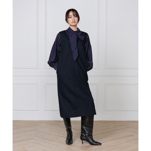 セブンアイディコンセプト（7ID concept）/《大きいサイズ》ジャンパースカート