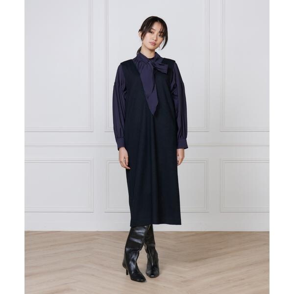 セブンアイディコンセプト（7ID concept）/《大きいサイズ》ジャンパースカート