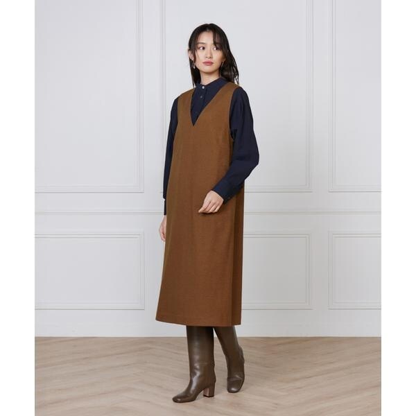 セブンアイディコンセプト（7ID concept）/《大きいサイズ》ジャンパースカート