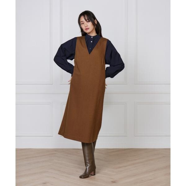 セブンアイディコンセプト（7ID concept）/《大きいサイズ》ジャンパースカート