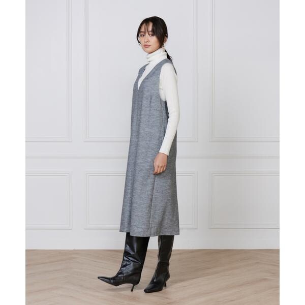 セブンアイディコンセプト（7ID concept）/《大きいサイズ》ジャンパースカート