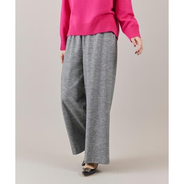 セブンアイディコンセプト（7ID concept）/《大きいサイズ》ドロストストレートワイドパンツ