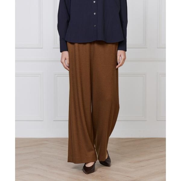 セブンアイディコンセプト（7ID concept）/《大きいサイズ》ドロストストレートワイドパンツ