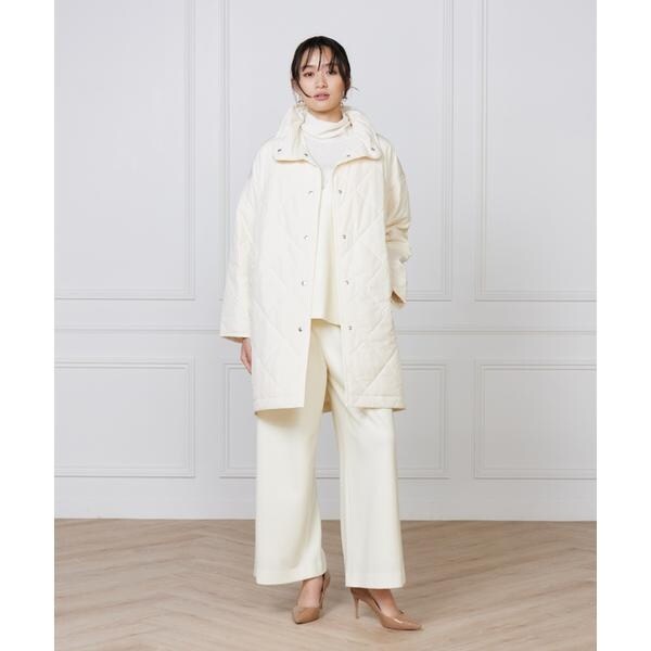 セブンアイディコンセプト（7ID concept）/《大きいサイズ》ドロストストレートワイドパンツ