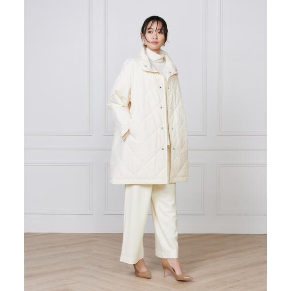 セブンアイディコンセプト（7ID concept）/《大きいサイズ》ドロストストレートワイドパンツ