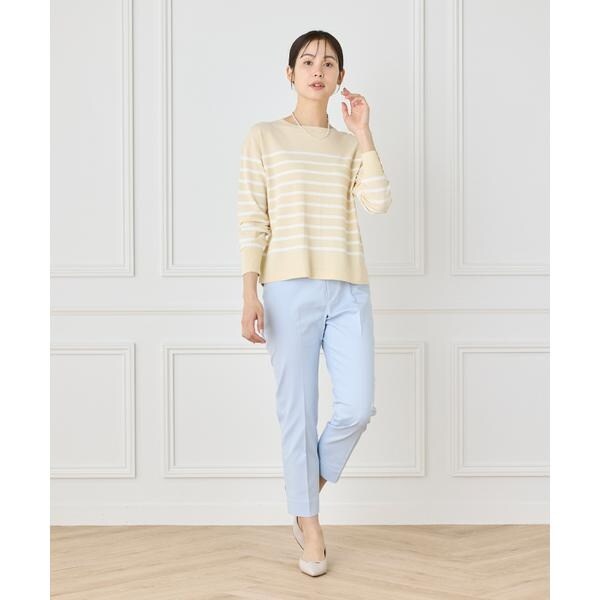 【NEW】セブンアイディコンセプト（7ID concept）/《大きいサイズ》コットンストレッチベーシックパンツ