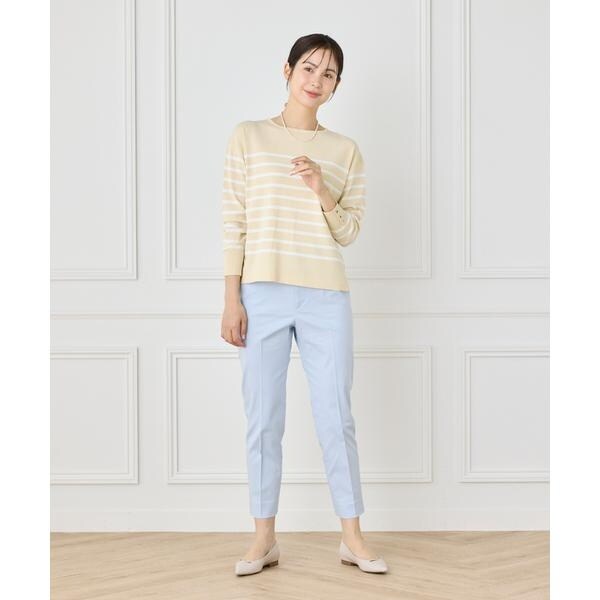 【NEW】セブンアイディコンセプト（7ID concept）/《大きいサイズ》コットンストレッチベーシックパンツ