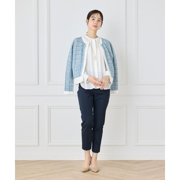 【NEW】セブンアイディコンセプト（7ID concept）/《大きいサイズ》コットンストレッチベーシックパンツ