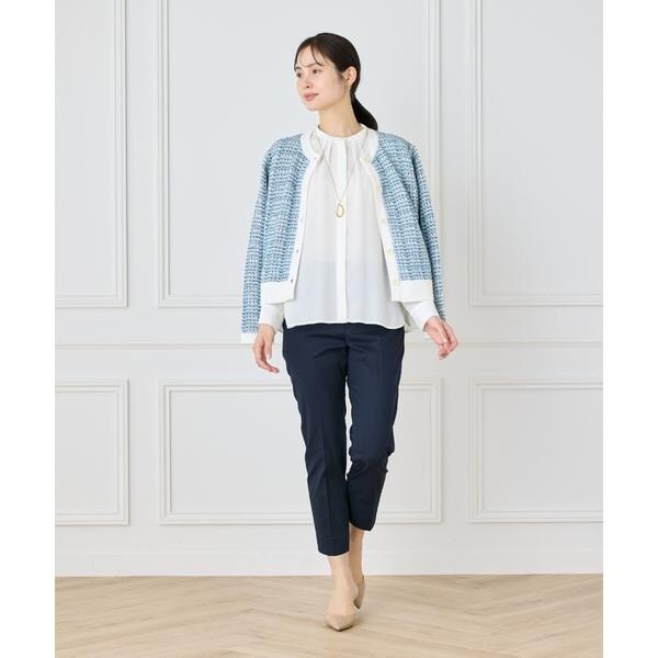 【NEW】セブンアイディコンセプト（7ID concept）/《大きいサイズ》コットンストレッチベーシックパンツ