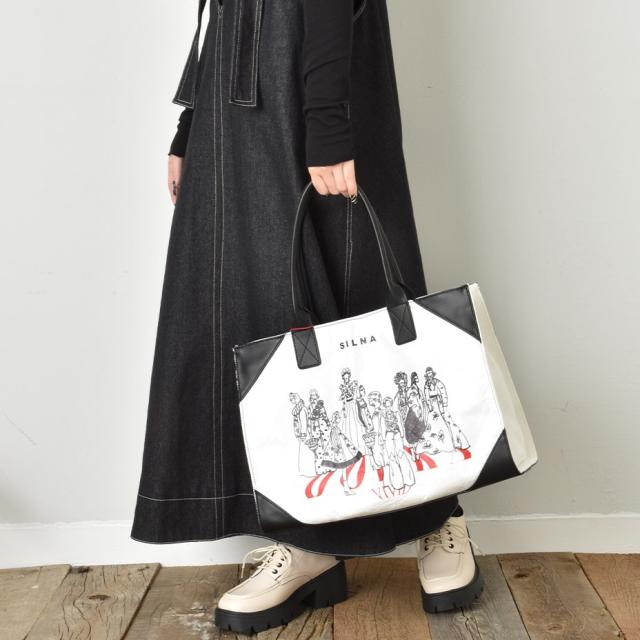 シルナ_ミナコロ（SILNA_minacolo）/DOKKA vivid Illustration bag