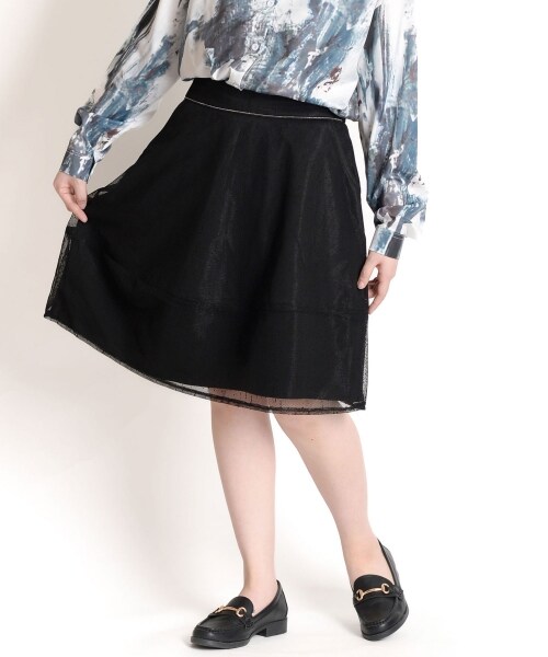 ジップファイブ（ZIP FIVE）/二重フレアスカート