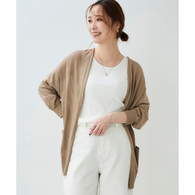 ルクールブラン（le．coeur blanc）/カシリーレーヨンカーディガンの通販は