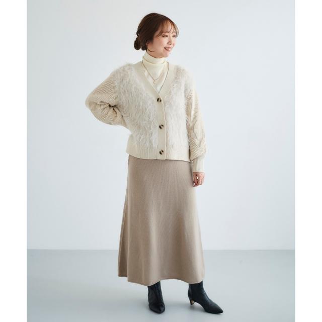 ルクールブラン（le．coeur blanc）/ニットロングスカート_15
