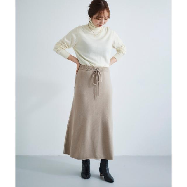 ルクールブラン（le．coeur blanc）/ニットロングスカート_18