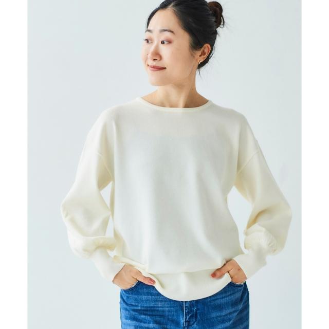 ルクールブラン（le．coeur blanc）/《WEB限定アイテム》チュールケープ付き2wayニット