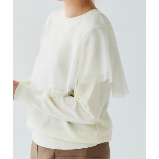 ルクールブラン（le．coeur blanc）/《WEB限定アイテム》アシメチュールニット