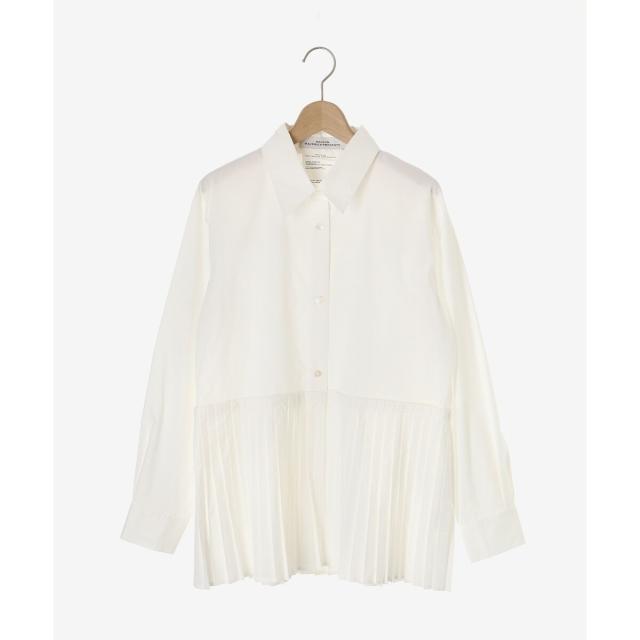 ルクールブラン（le．coeur blanc）/《手洗い可能》MAISON MAVERICK プリーツ2wayシャツ