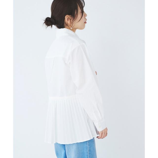 ルクールブラン（le．coeur blanc）/《手洗い可能》MAISON MAVERICK プリーツ2wayシャツ