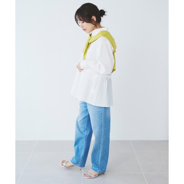 ルクールブラン（le．coeur blanc）/《手洗い可能》MAISON MAVERICK プリーツ2wayシャツ