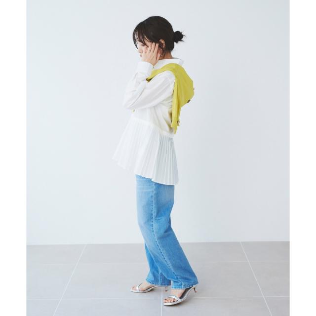 ルクールブラン（le．coeur blanc）/《手洗い可能》MAISON MAVERICK プリーツ2wayシャツ