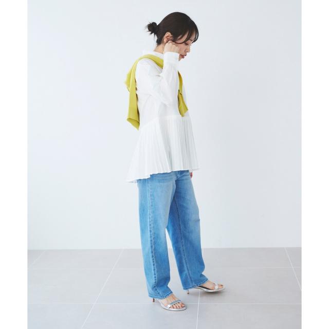 ルクールブラン（le．coeur blanc）/《手洗い可能》MAISON MAVERICK プリーツ2wayシャツ