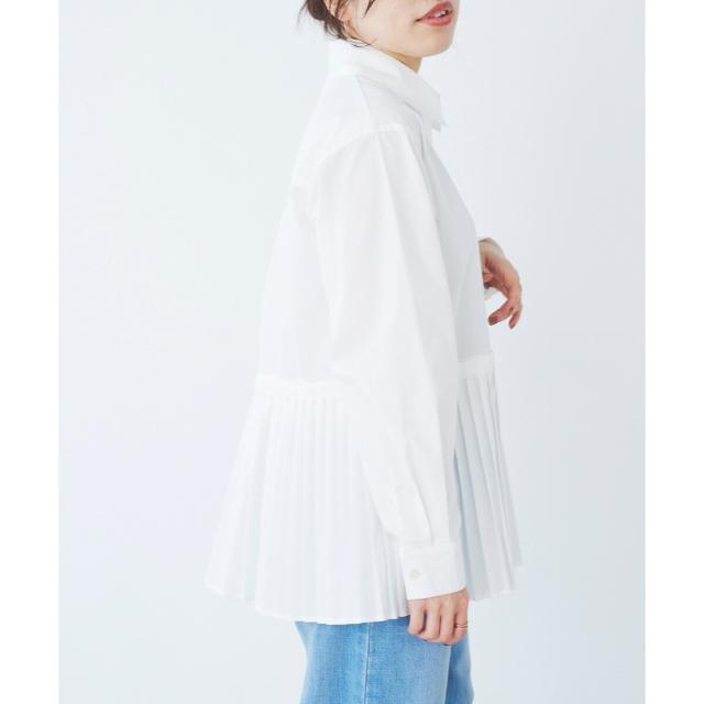 ルクールブラン（le．coeur blanc）/《手洗い可能》MAISON MAVERICK プリーツ2wayシャツ