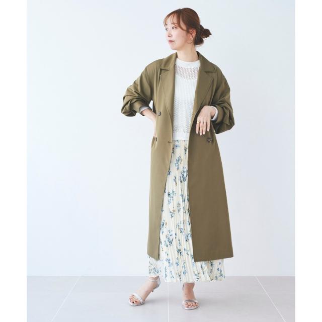 ルクールブラン（le．coeur blanc）/《手洗い可能》テープヤーンメッシュプルオーバー