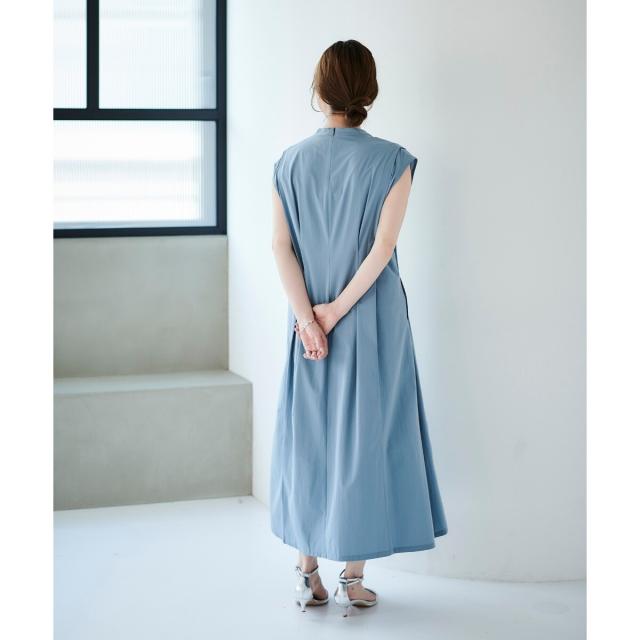 ルクールブラン（le．coeur blanc）/《手洗い可能》ウエストタックワンピース